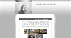 Desktop Screenshot of behzadgolpayegani.com